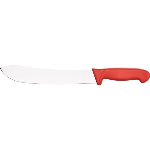 Nóż masarski L 250 mm czerwony