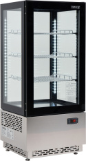 Witryna chłodnicza ekspozycyjna 78L czarna Yato LED