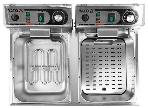 Frytownica podwójna 2x8 L elektryczna , podwójna Yato Frytownica podwójna 2x8 L elektryczna , podwójna Yato