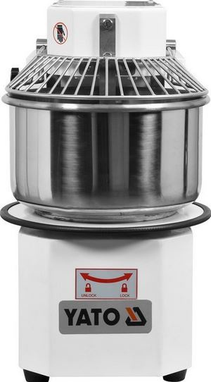 Mikser spiralny 30 L z uchylną głowicą do ciast ciężkich , pizza pierogi YG-03062 Yato Mikser spiralny 30 L z uchylną głowicą do ciast ciężkich , pizza pierogi YG-03062 Yato