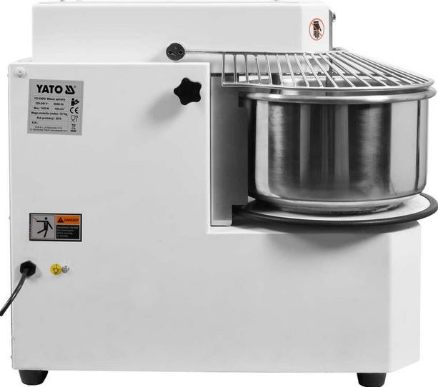 Mikser spiralny 30 L z uchylną głowicą do ciast ciężkich , pizza pierogi YG-03062 Yato Mikser spiralny 30 L z uchylną głowicą do ciast ciężkich , pizza pierogi YG-03062 Yato