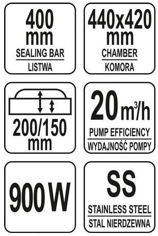 Pakowarka próżniowa wolnostojąca 40 cm Pakowarka próżniowa wolnostojąca 40 cm