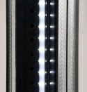 Witryna chłodnicza ekspozycyjna 400 L czarna Yato LED