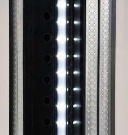 Witryna chłodnicza ekspozycyjna 270 L czarna Yato LED Witryna chłodnicza ekspozycyjna 270 L czarna Yato LED