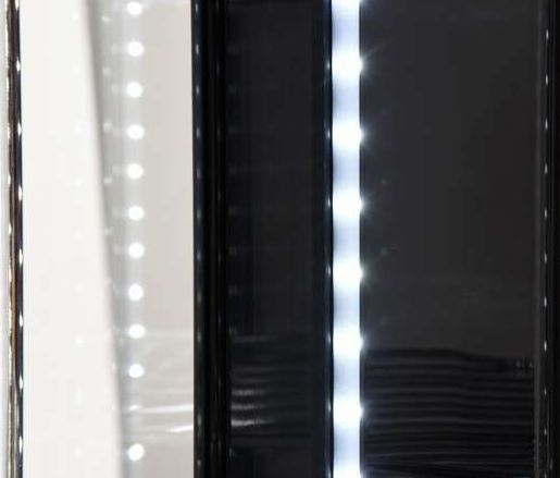 Witryna chłodnicza ekspozycyjna 73 L czarna ,obrotowa ,Yato LED