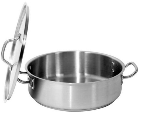 Garnek niski do duszenia fi 36 , pojemność 11,2 l Yato