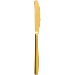 Nóż stołowy, złoty, BCN, L 221 mm