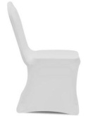 Pokrowce na krzesła białe elastyczne - hurtownia dostępne od ręki