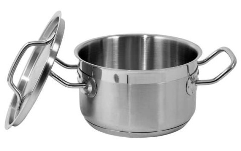 Garnek średni 2 l gastronomiczny SS 20x14 cm 1,9 Yato Garnek średni 2 l gastronomiczny SS 20x14 cm 1,9 Yato