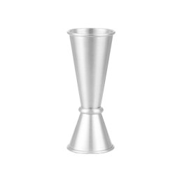Miarka barmańska, dwustronna, jigger, stalowa, V 0.025-0.05 l