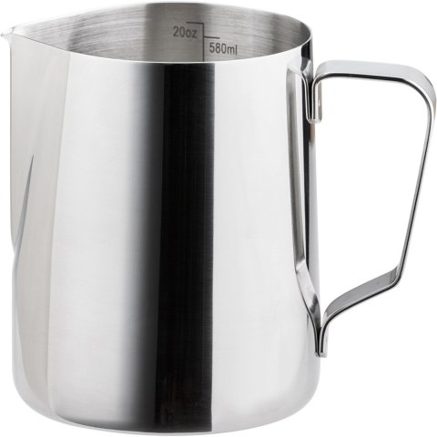 Dzbanek stalowy do spieniania mleka z miarką, V 0.58 l