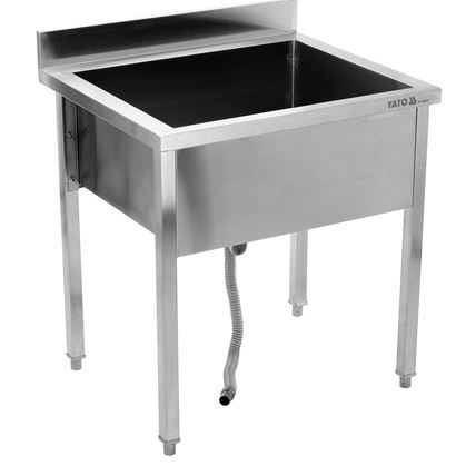 Garnek 70 l z podziałką grube dno stal nierdzewna nitowane uszy
