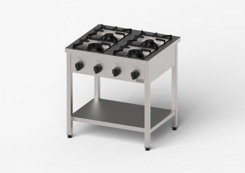 Kuchnia gazowa, Gredil, skręcana, 800x700x850 mm, P 23.5 kW, G30/37 mbar, Stalgast