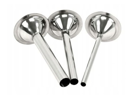 Lejki do maszynki do nadziewania kiełbasy YG-03215 , kpl 3 szt