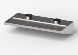 Okap do niskich pomieszczeń, skręcany, Gredil, 2010x1000x400 mm