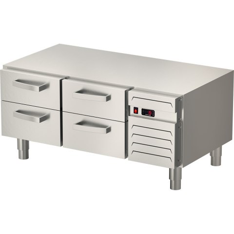 Podstawa chłodnicza, linia "700", 1200x650x600 mm, 4 szuflady GN 1/1