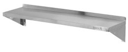Półka wisząca 1200x300x180 mm ze stali nierdzewnej z tylnym rantem Yato