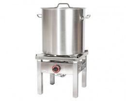 Taboret gazowy 8kw Egaz 60x60 + garnek 200 l zestaw