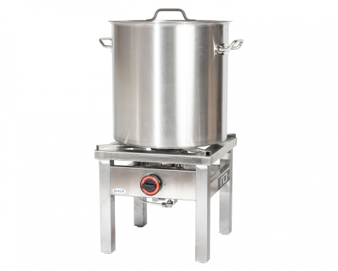 Taboret gazowy 8kw Egaz 60x60 + garnek 200 l zestaw