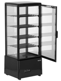 WITRYNA CHŁODNICZA 98L 46X41X112 CZARNA YG-05053