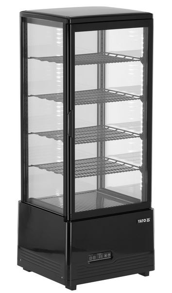 WITRYNA CHŁODNICZA 98L 46X41X112 CZARNA YG-05053