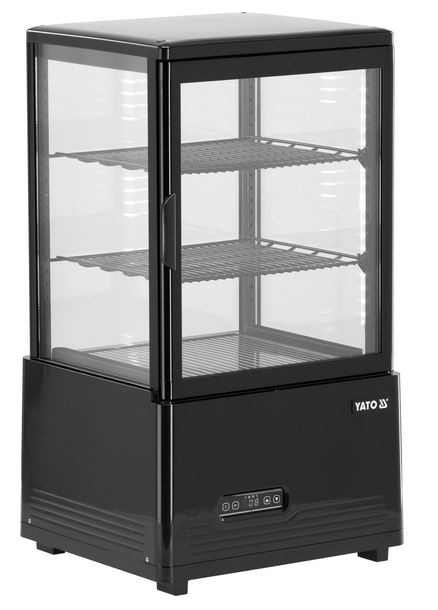 Witryna chłodnicza 59 l 46x41x82 czarna Yato YG-05050