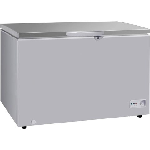 Zamrażarka skrzyniowa z pokrywą ze stali nierdzewnej, Gredil, V 282 l
