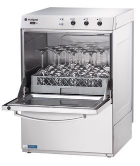 Zmywarka wyparzarka z podstawą 801501 stalgast, uniwersalna, atest, 4.9/3.4 kW, 400/230 V