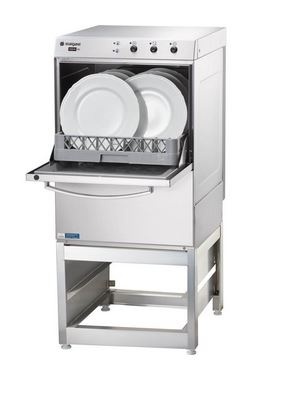 Zmywarka wyparzarka z podstawą 801501 stalgast, uniwersalna, atest, 4.9/3.4 kW, 400/230 V