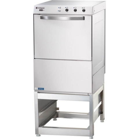 Zmywarka wyparzarka z podstawą 801501 stalgast, uniwersalna, atest, 4.9/3.4 kW, 400/230 V