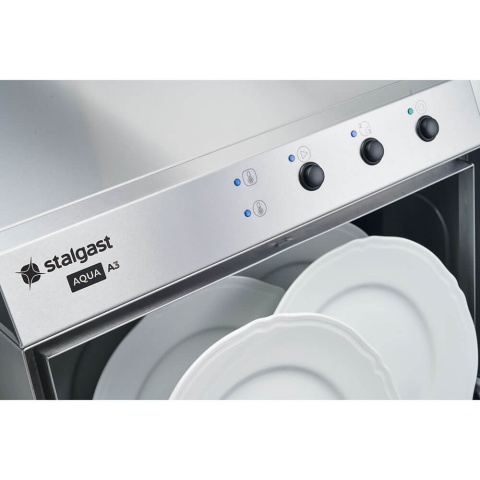 Zmywarka wyparzarka z podstawą 801501 stalgast, uniwersalna, atest, 4.9/3.4 kW, 400/230 V