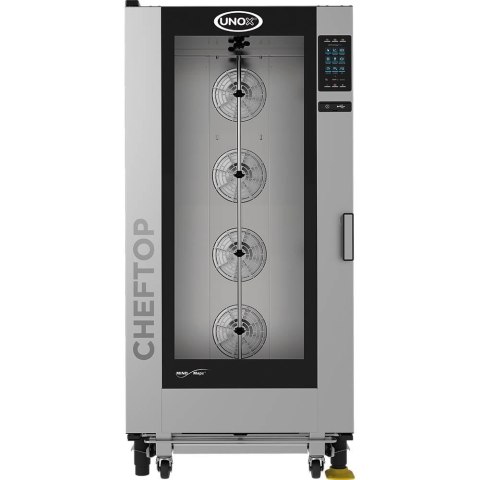 Piec konwekcyjno-parowy 20xGN1/1 ChefTop Mind.Maps plus z wózkiem 35 kW Piec konwekcyjno-parowy 20xGN1/1 ChefTop Mind.Maps plus z wózkiem 35 kW