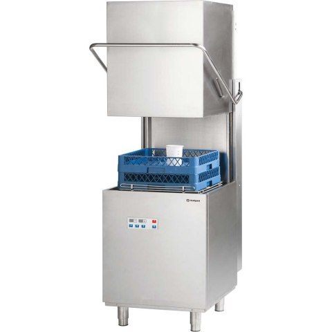 Zmywarko wyparzarka, kapturowa, dozownik płynu myjącego, pompa zrzutowa, pompa wspomagająca płukanie, P 11.1 kW, U 400 V Zmywarko wyparzarka, kapturowa, dozownik płynu myjącego, pompa zrzutowa, pompa wspomagająca płukanie, P 11.1 kW, U 400 V