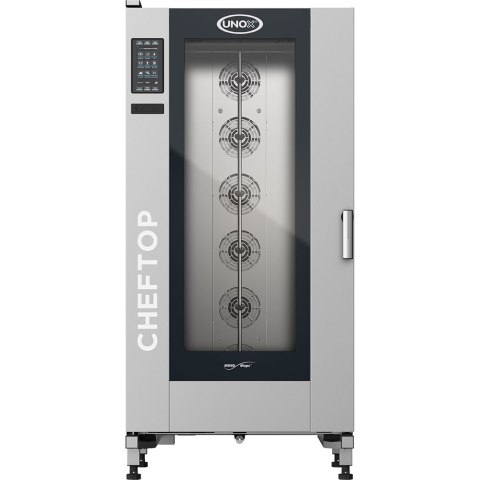 Piec konwekcyjno-parowy 20xGN2/1 ChefTop plus 65 kW z wózkiem Piec konwekcyjno-parowy 20xGN2/1 ChefTop plus 65 kW z wózkiem