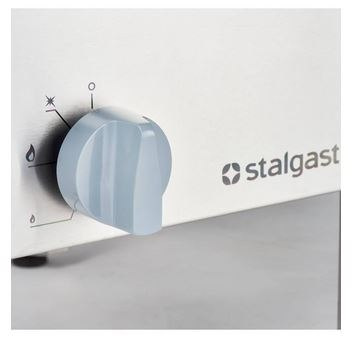 StalgastTaboret gazowy 18 kW, podwójny, dwa palniki 2 x 9 kW, G30 gaz propan - butan