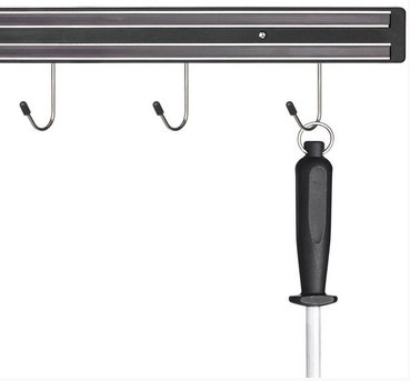 Listwa magnetyczna z haczykami, L 600 mm Listwa magnetyczna z haczykami, L 600 mm