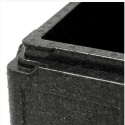 Pojemnik termoizolacyjny, czarny, GN 1/1 200 mm
