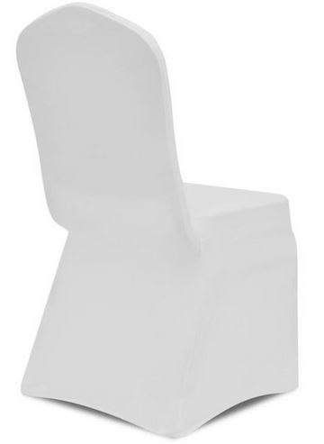 Pokrowce na krzesła białe elastyczne 50szt - hurtownia dostępne od ręki